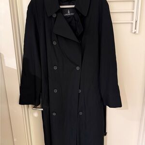 London Fog Black Outerwear with removable liner